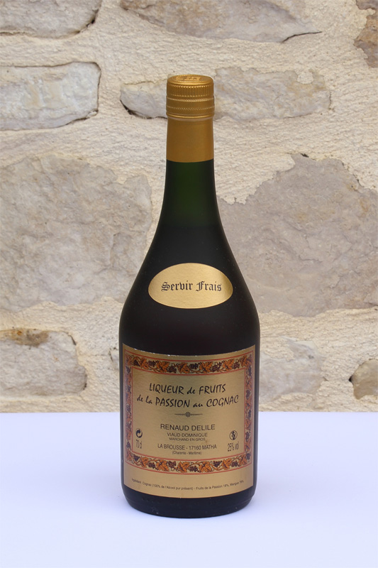 Liqueur de fruits de la Passion au Cognac